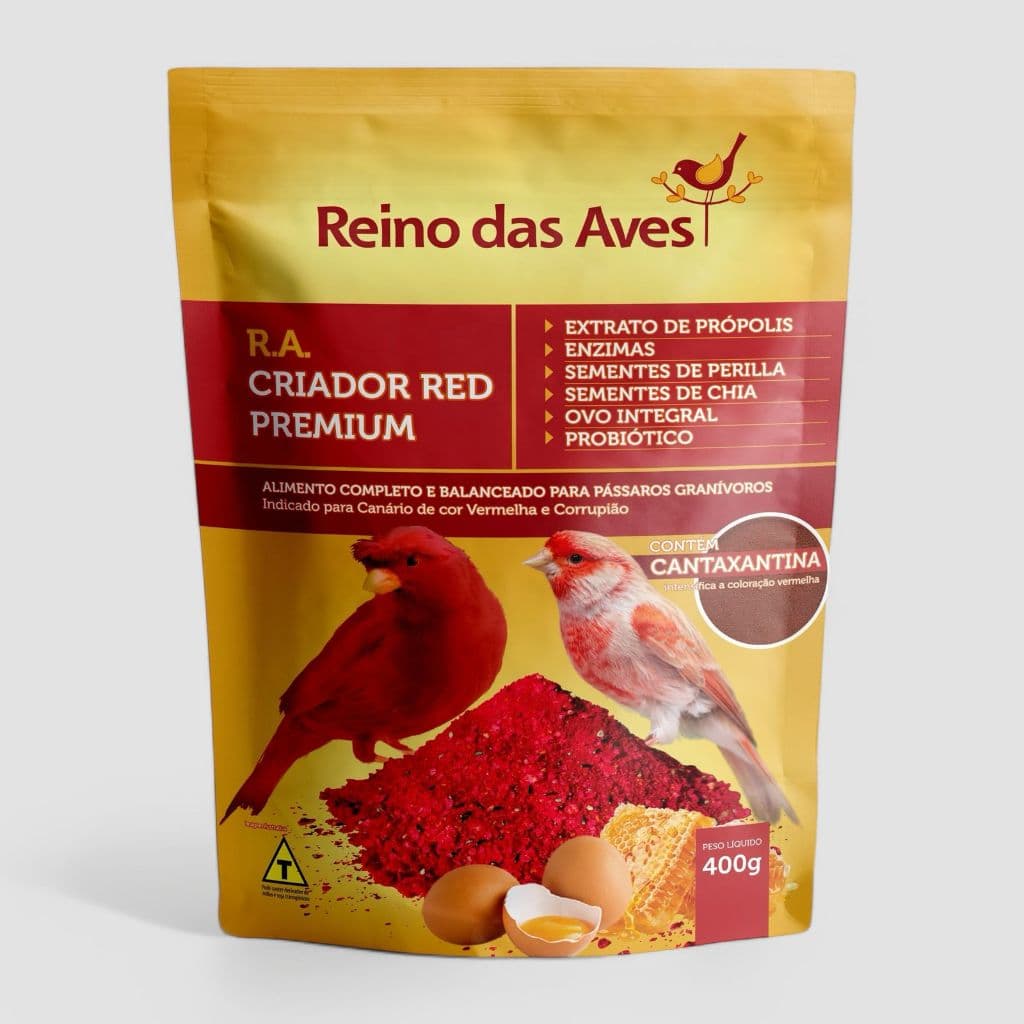 Ração Ra Red 400g Reino das Aves