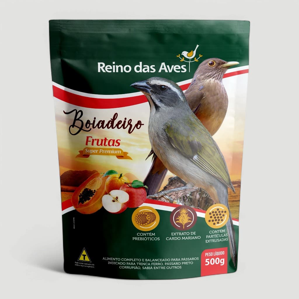 Ração Boiadeiro Frutas 500g