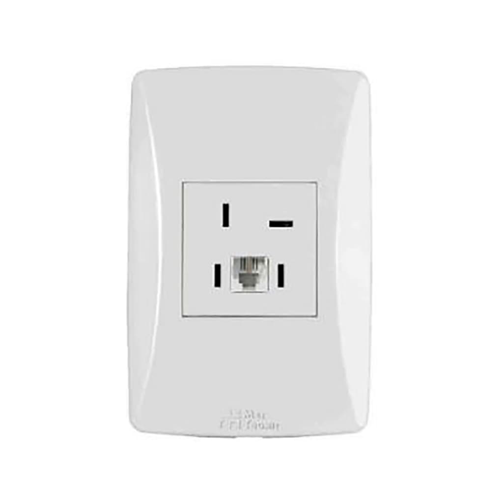 Tomada Telefone Telebras RJ11 Petra MecTronic