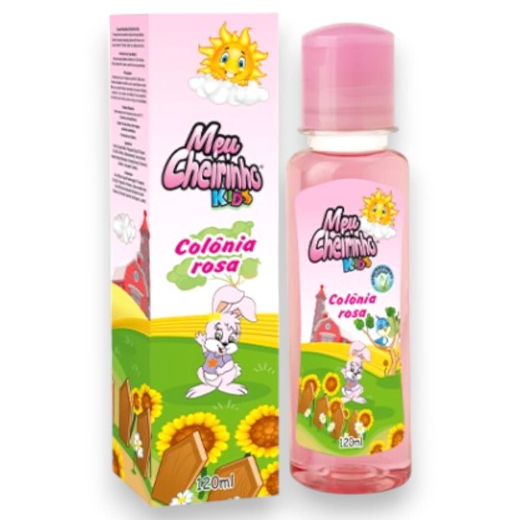 Colónia Infantil Meu Cheirinho Rosa 120ml Kids Deo Perfume