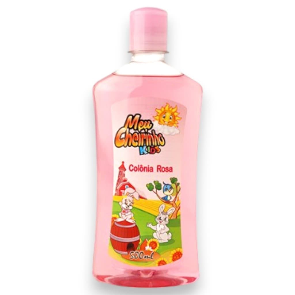 Colónia Infantil Meu Cheirinho Rosa 500ml Kids Deo Perfume