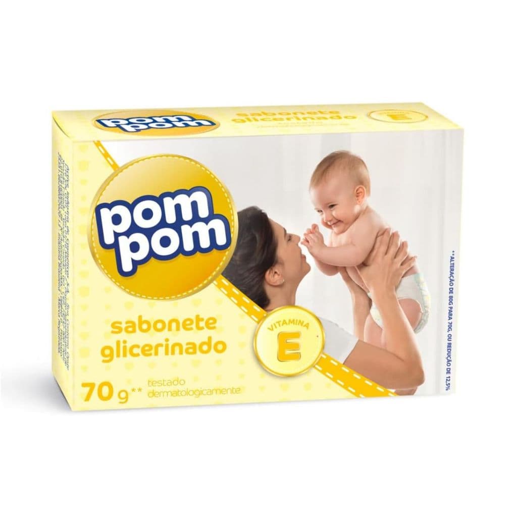 Sabonete Em Barra Pom Pom Glicerinado 70g