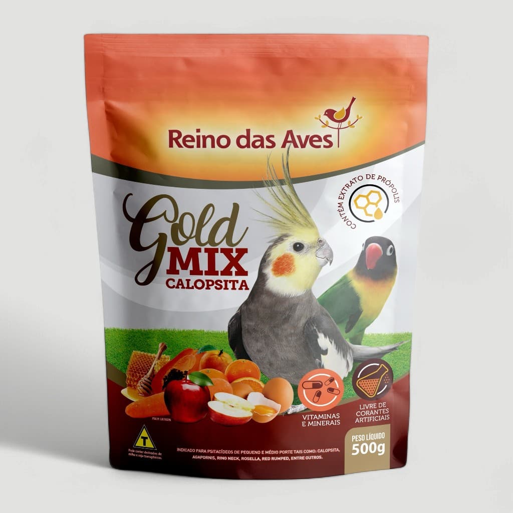 Ração Calopsita Gold Mix 500g