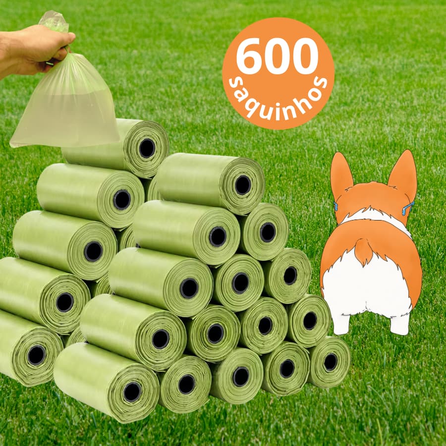 Kit Saquinhos Higiênicos Refil Cata Caca - Escolha seu kit