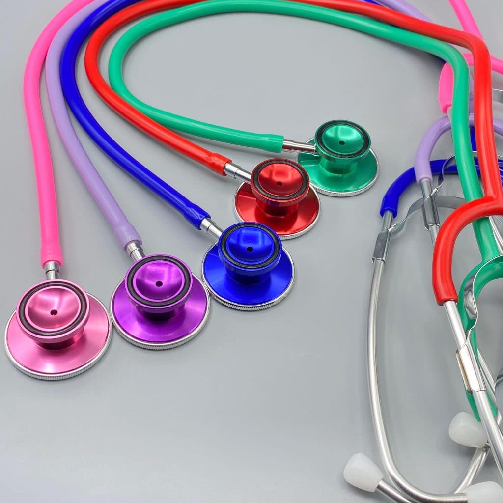 Estetoscópio Bioland Duplo Adulto e Infantil Enfermagem Estudante Excelente Ausculta