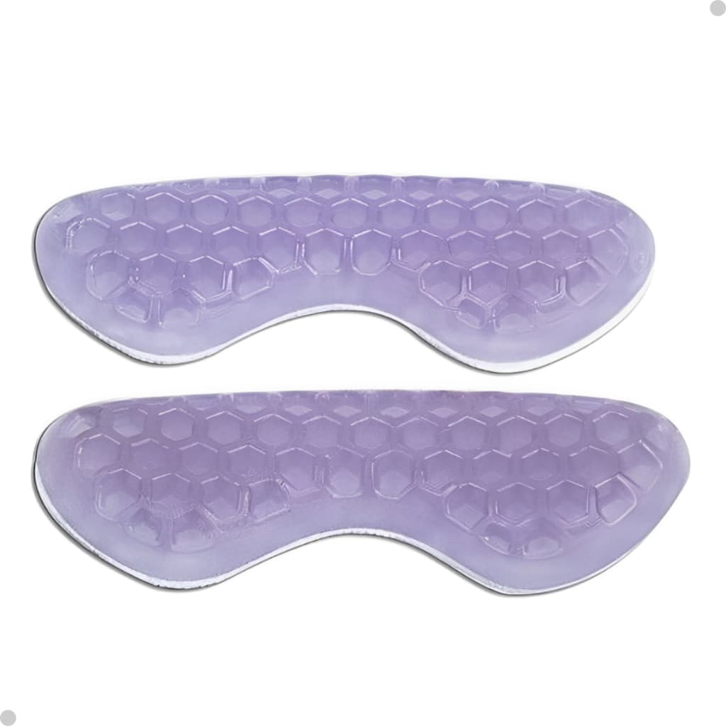 Ajuste E Proteção De Calcanhar Em Gel Colméia Para Satos Tênis e Sadálias Tamanho Do 33 ao 44 Impec - Cor Cristal