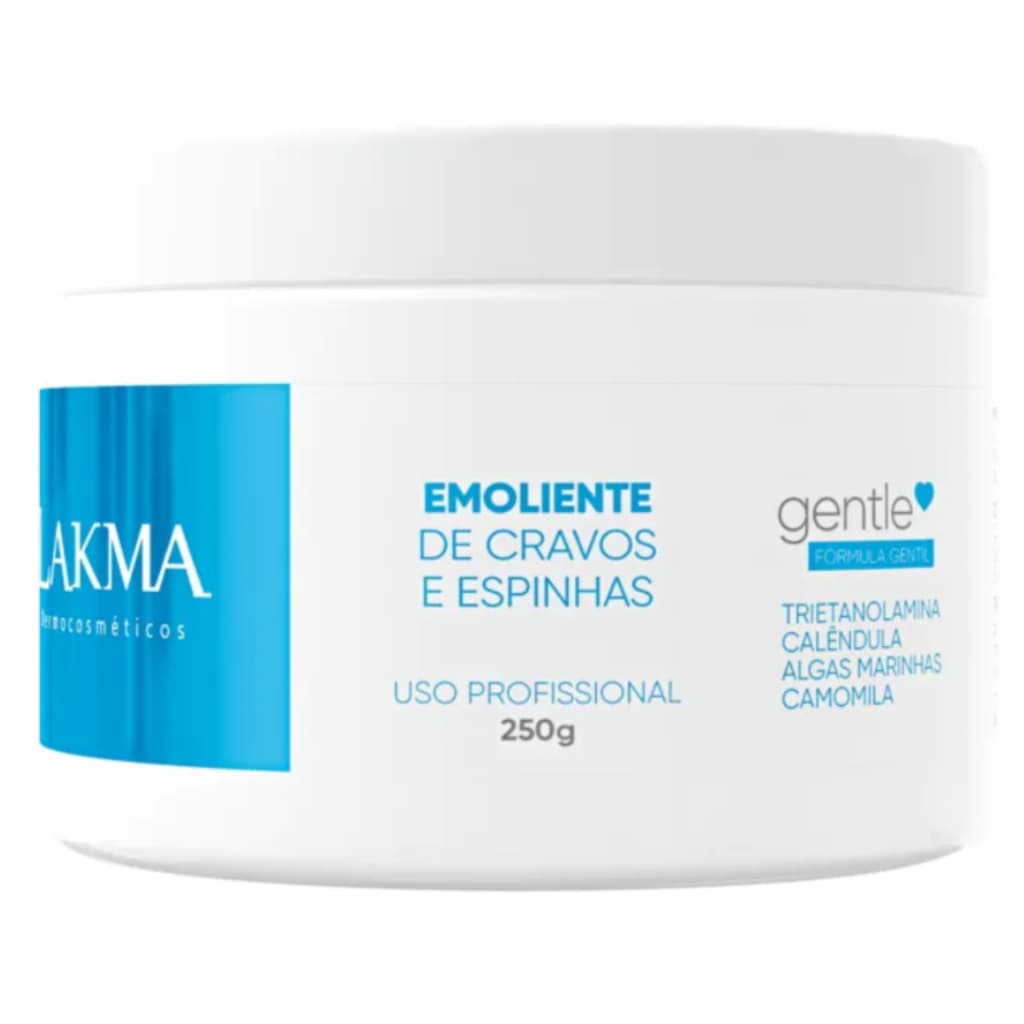 Creme Emoliente Cravos Espinhas Comedões 250g Lakma