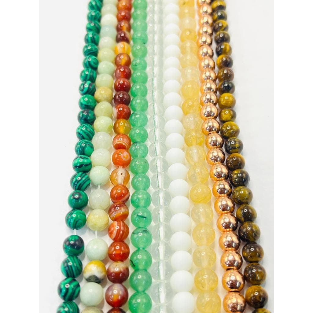 Fio de Pedras Naturais 06mm Aprox. 63 contas -