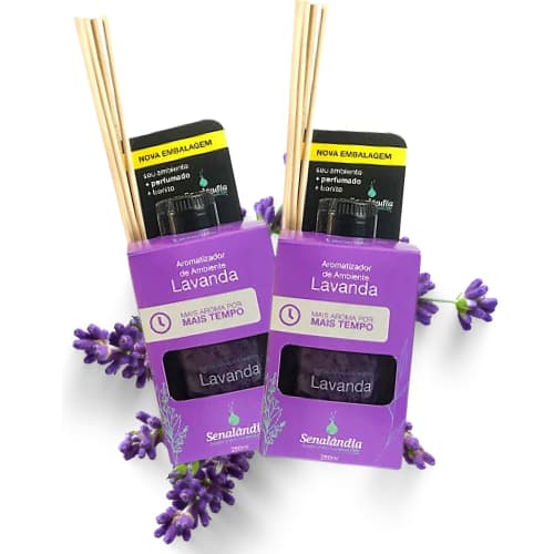 Kit 2 Difusor Aromatizador de Ambiente Varetas Essência Refil 280ml