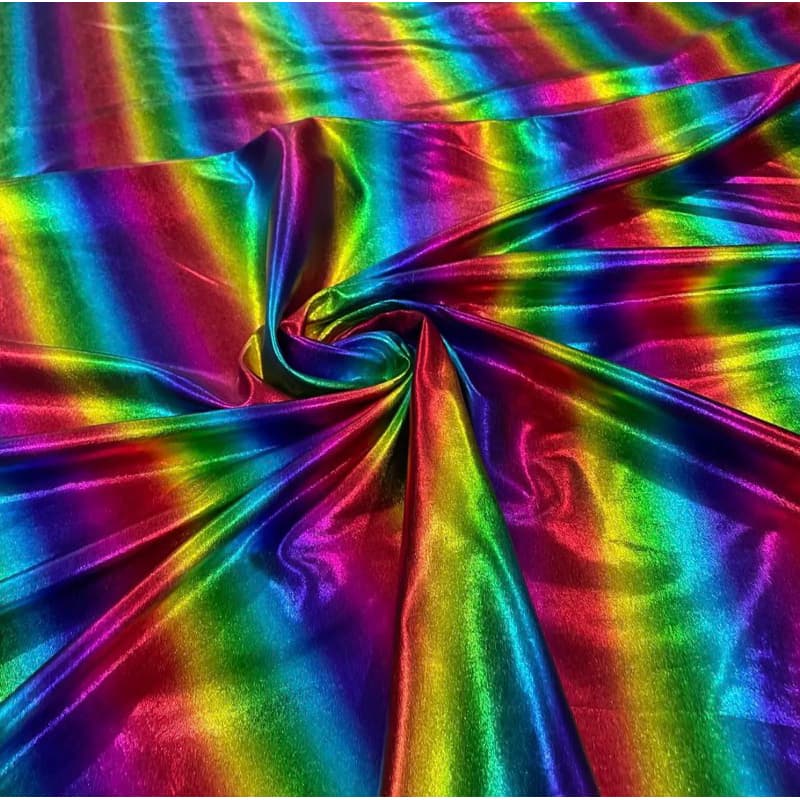 Malha vinil laminada Arco-íris