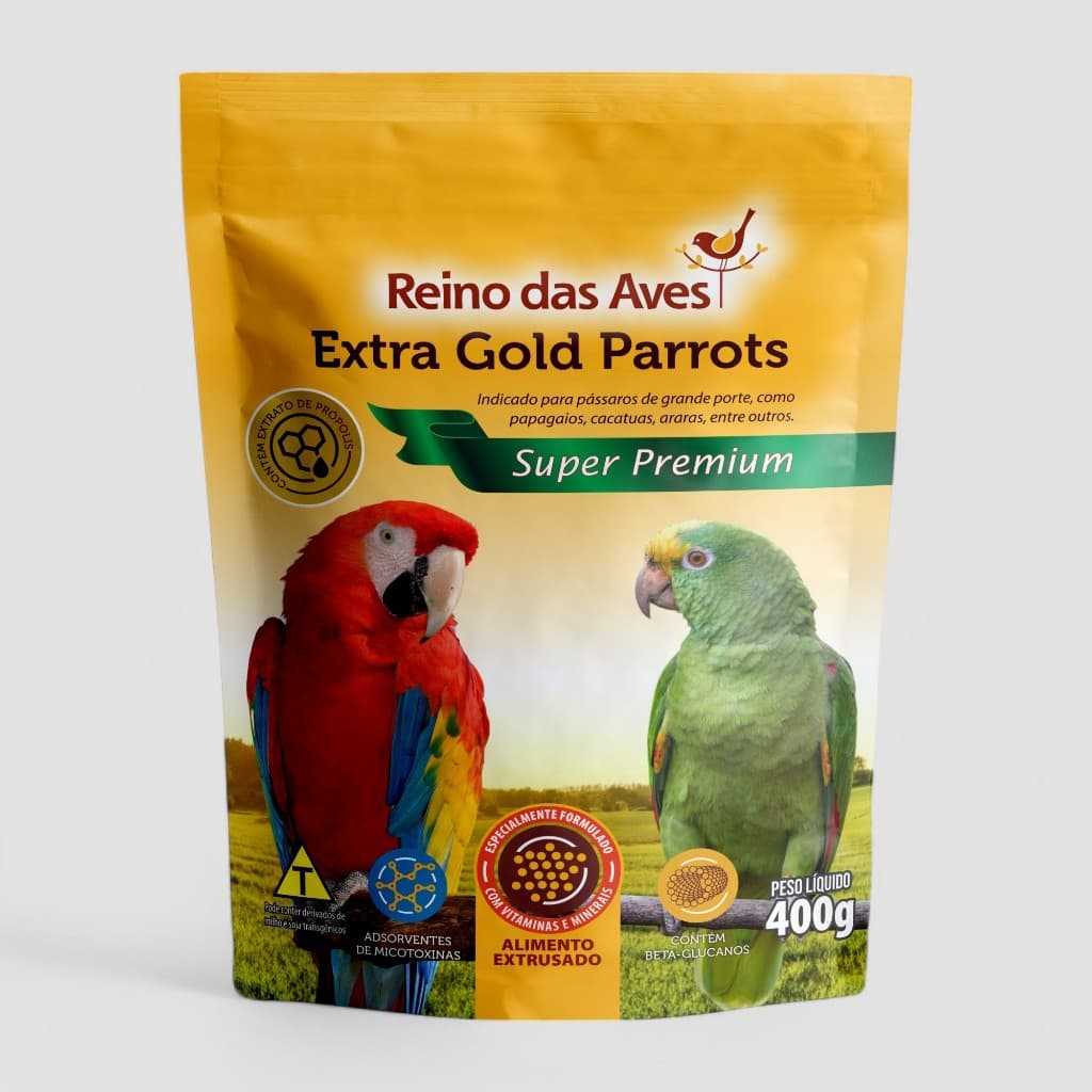 Ração Extra Gold Parrot 400g