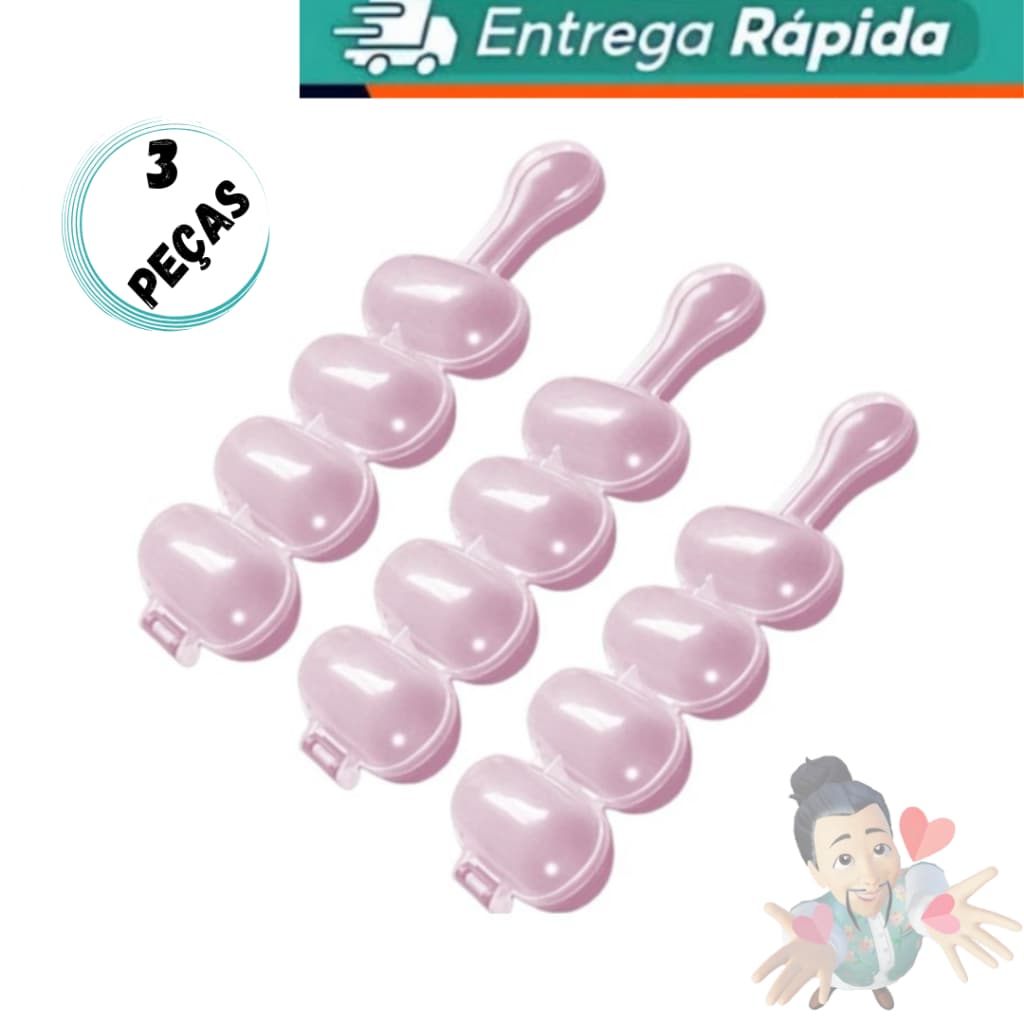 kit 3 , 2 , 1 Forma Boleador Brigaderio Enrolador De Doces Beijinhos Sushi