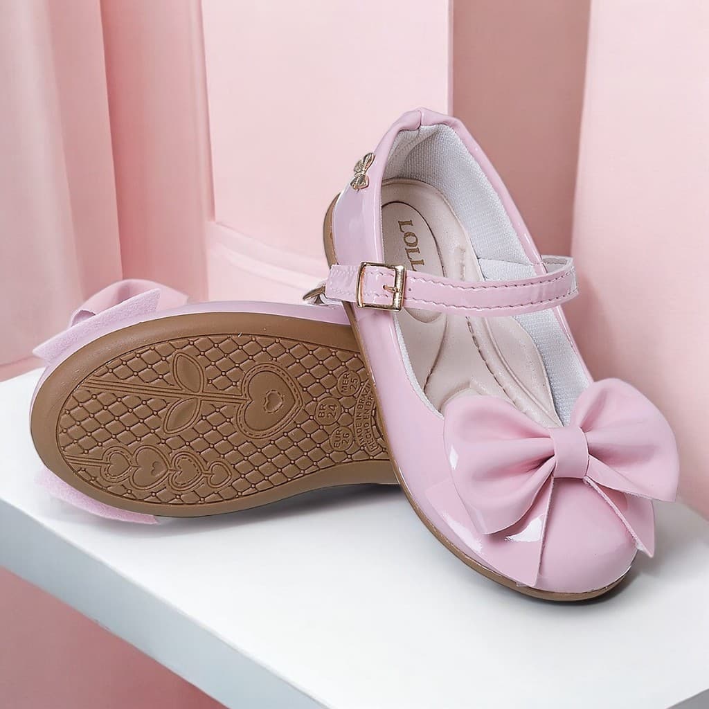 Sapatilha Menina Feminina Boneca Laço Moda Blogueirinha Confortável Infantil 20 Ao 34