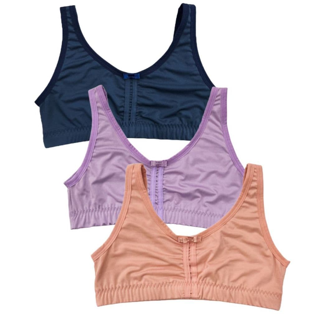 Kit 3 Top Sutiã Reforçado Microfibra Sem Bojo Feminino Confortável