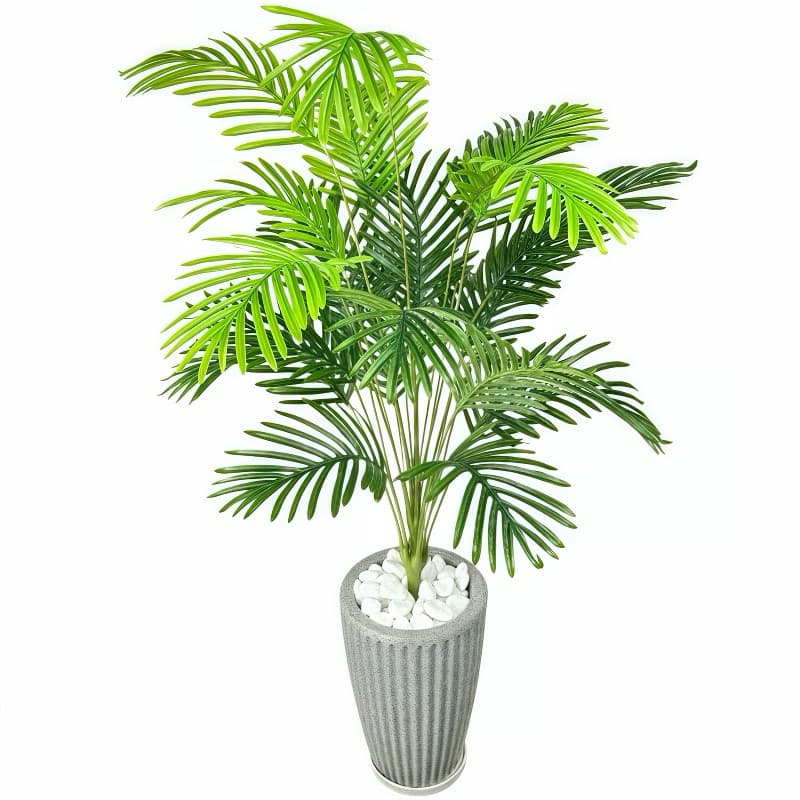 Folha grande de 120 CM simulada noz de betel 24 folhas