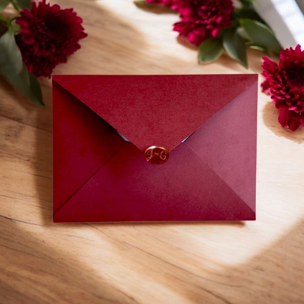 20 envelopes P/ Convite De Casamento Imperdível 4 Opções de modelos Ju Fiori