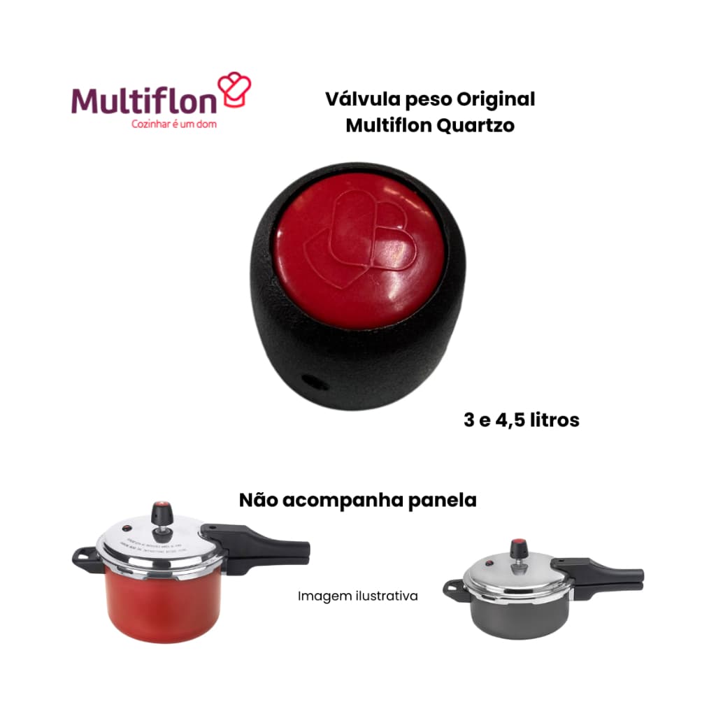 Válvula Peso Panela Pressão Multiflon Quatzo Original