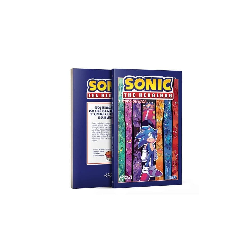 Sonic The Hedgehog – Volume 7: Tudo ou Nada - Acompanha Pôster e Marcador