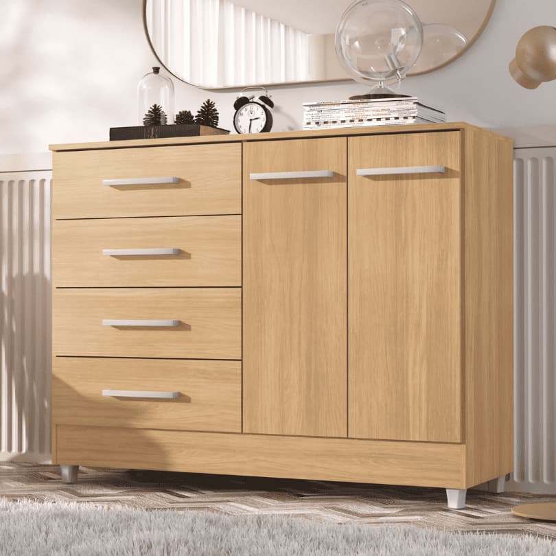 Comoda Gisele 4 Gavs 2 Portas