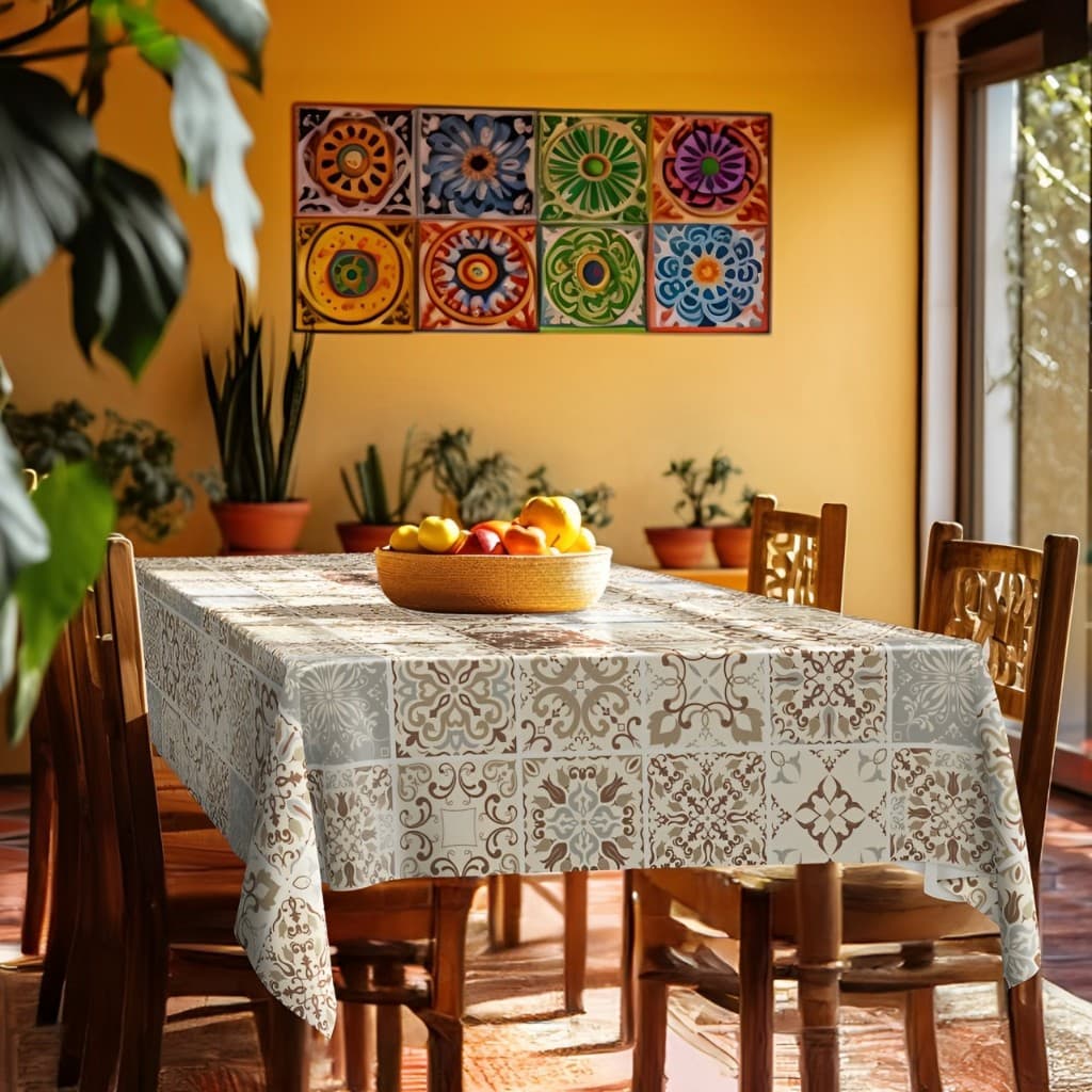 toalha de mesa termica plastico termico impermeável 4 6 8 10 e 12 lugares