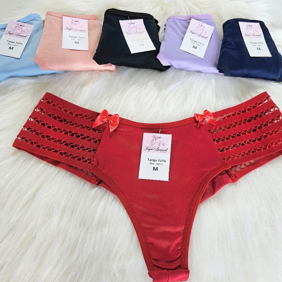 Kit 3 Calcinha Fio Duplo Com Forro de Algodão Para Dia a Dia com Elástico Conforto Lingerie Feminina