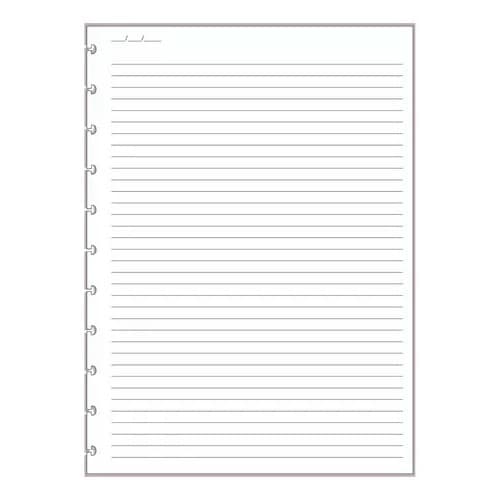 Refil Compativel Caderno 8/10/11 Discos Tipo Inteligente 80fls