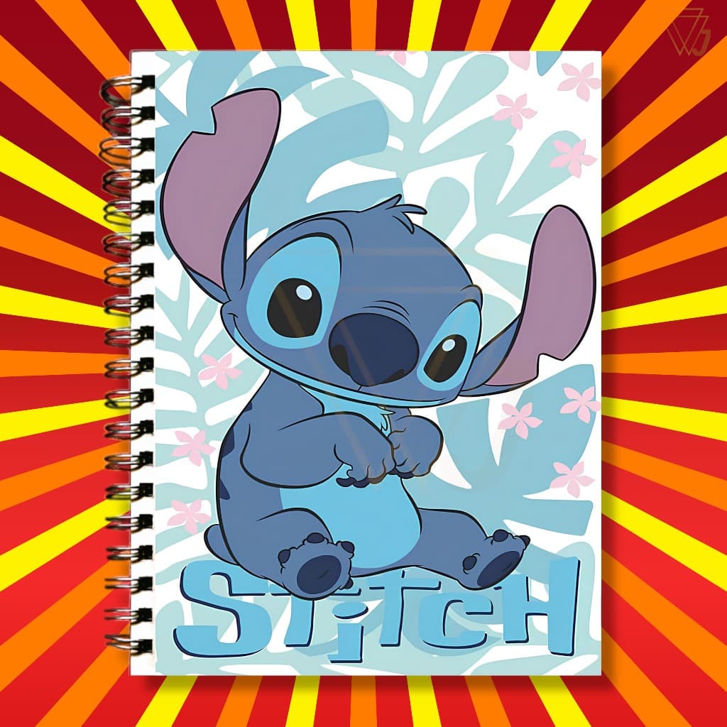 Lilo & Stitch Adesivo Para Capa de Caderno Alienígena Azul Top Excelente Qualidade