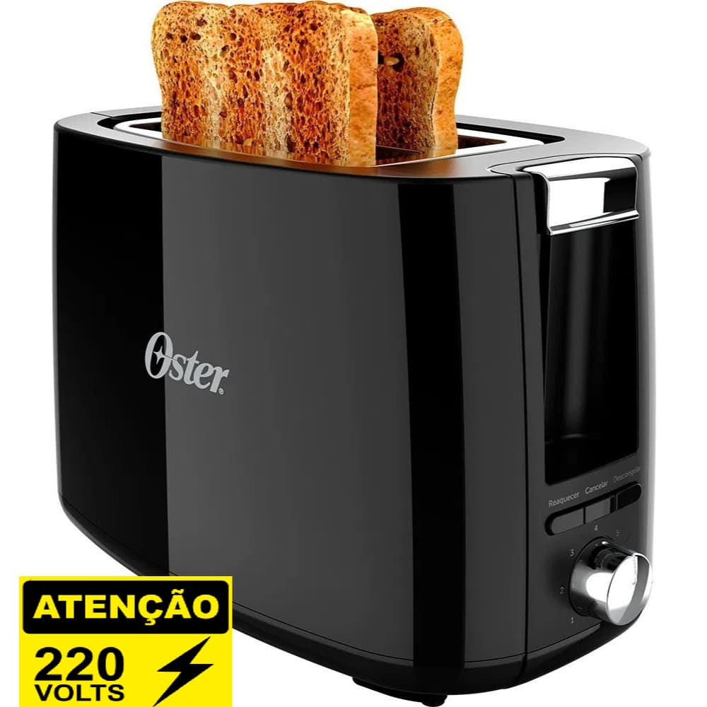 Torradeira Tostador De Pão Elétrico 7 Níveis Oster - 220v