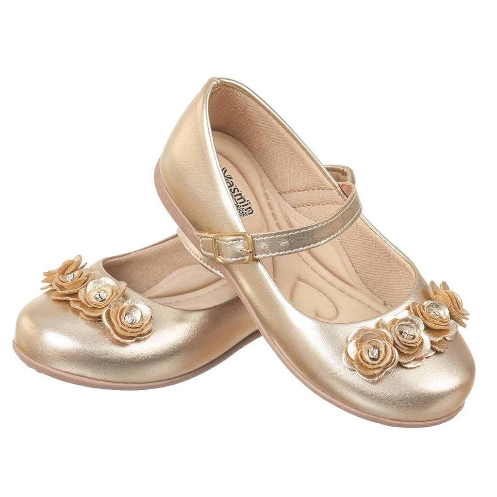 Sapatilha Infantil feminina sapato menina moça boneca bailarina bebe crianças SAPATILHA flor 04