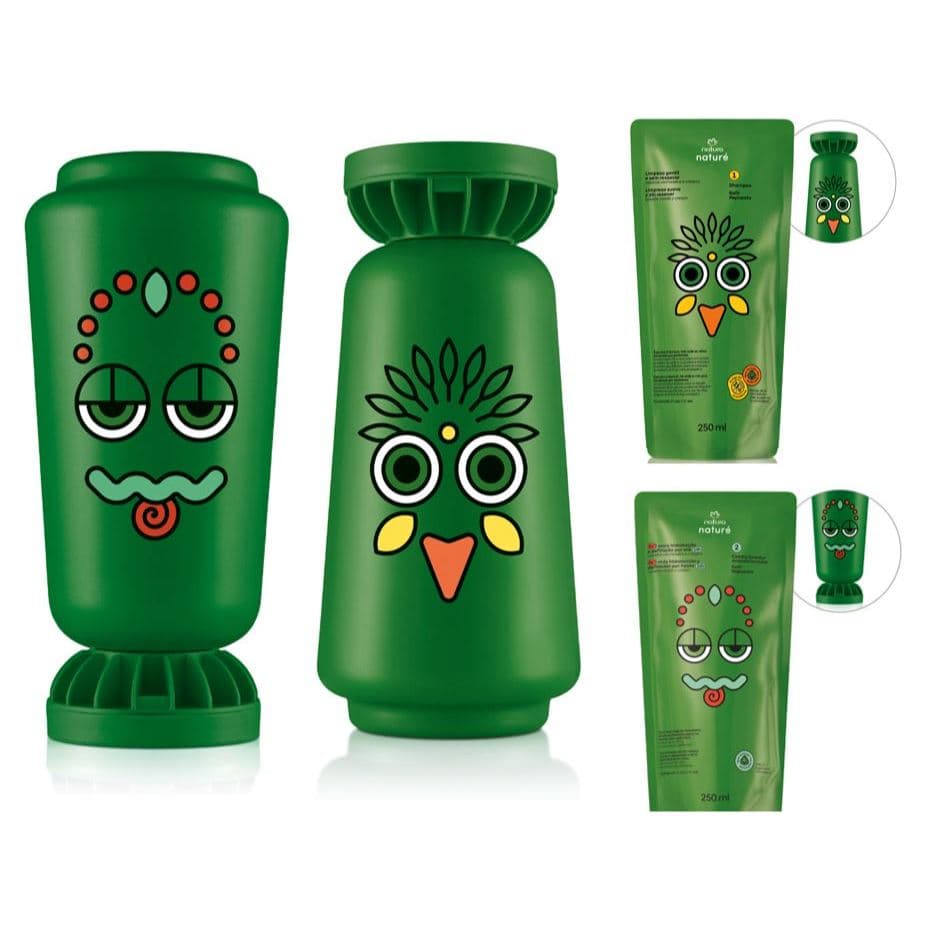 Cabelos Cacheados e Crespos Naturé Shampoo, Condicionador (Refil ou Regular)