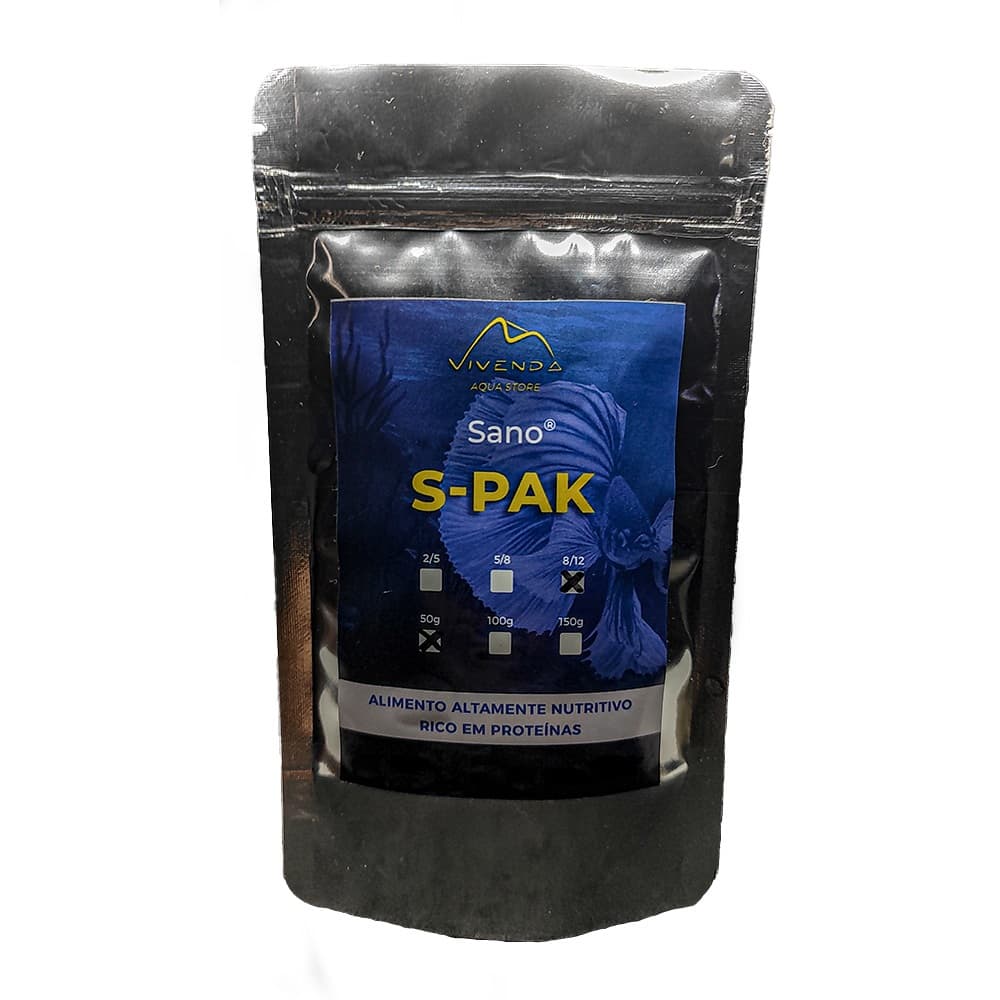 Ração S-Pak 8/12 - Nutrição Premium para Seus Peixes