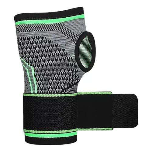LE-6102 Munhequeira Pulso para Tendinite, Musculação e Suporte de Punho e Mão
