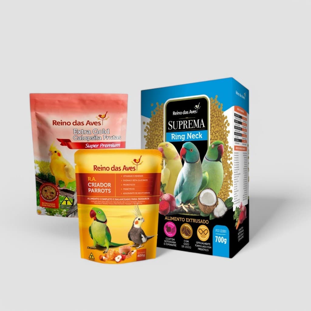 Kit Suprema Ring Neck  Reino das Aves +2