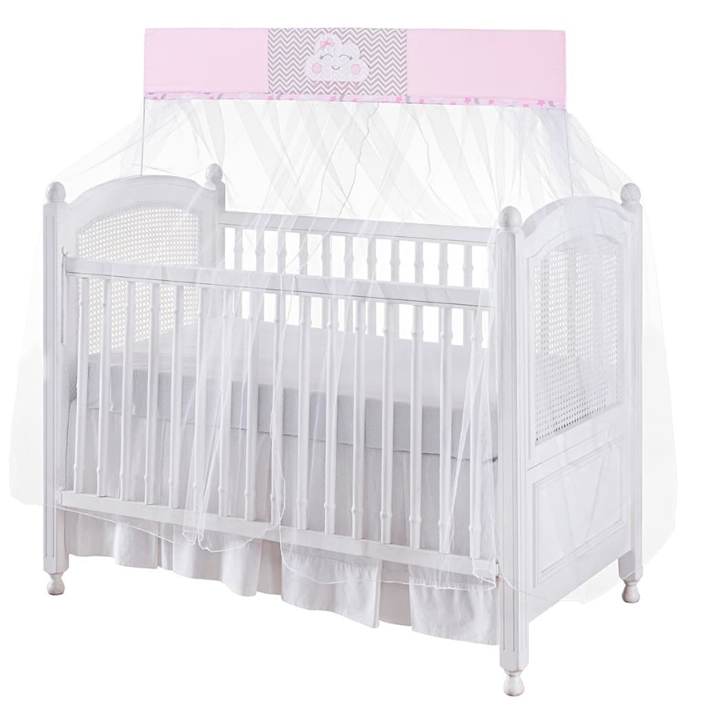 Mosquiteiro Para Berço com Bandô 4,50m x 1,50m Cobre Todo o Berço