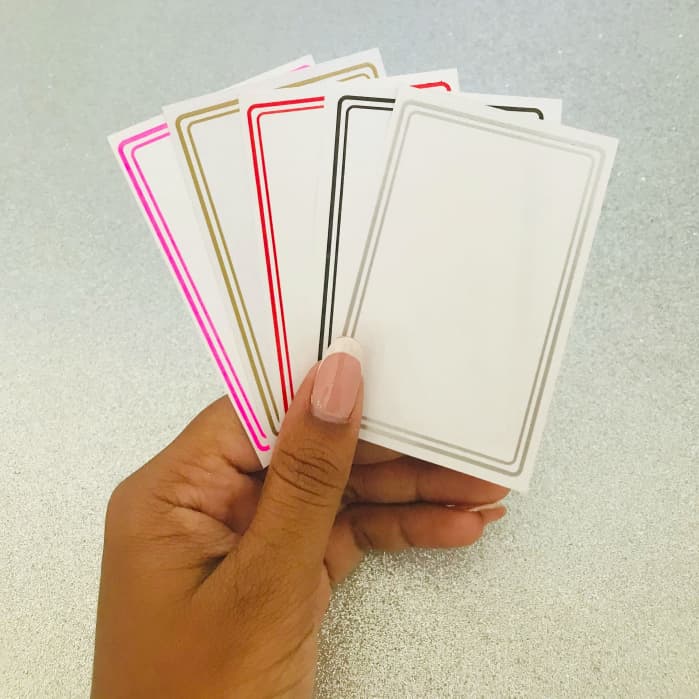 Kit cartão com envelope e selo adesivo