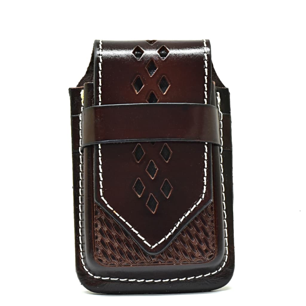 Bainha Porta Celular Vazada Atrevidu's Country Em Couro