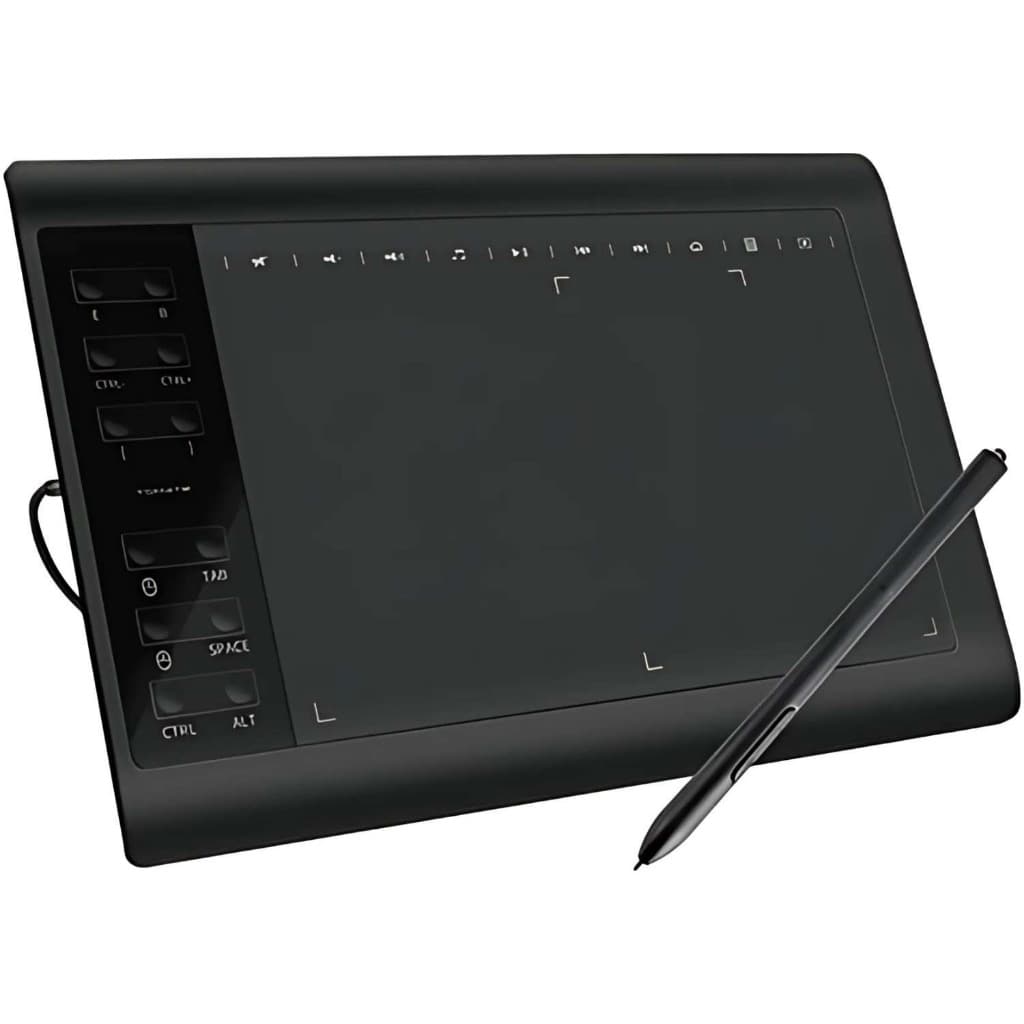 Mesa Digitalizadora 11,6'' Alta Resolução e Sensibilidade ao Toque para Ilustração e Design