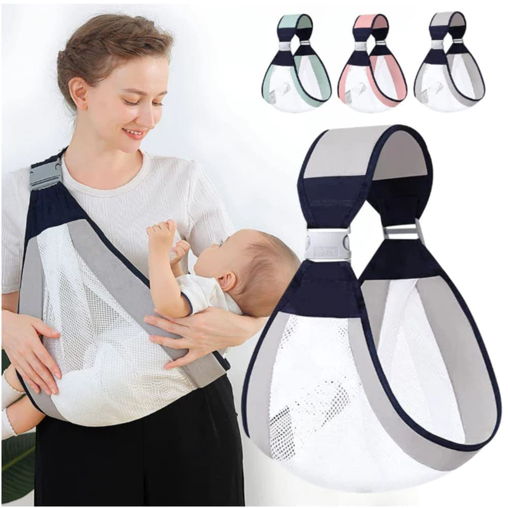 Baby Sling Mamãe Canguru Confortavel Ergonômico Porta Bebe Canguru Envoltório Sling Bebê Portátil