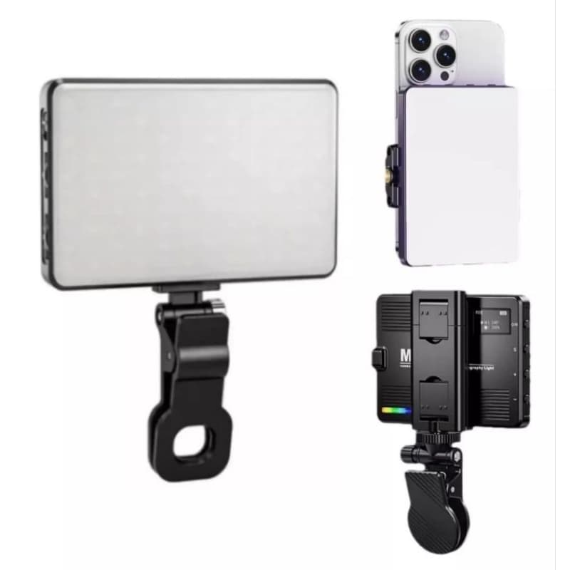 Luz de preenchimento RGB MLG-117 Tomate Para Câmera e Celular