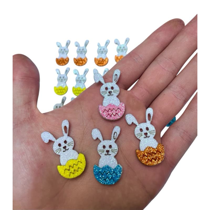 Adesivos Pet de Páscoa - Coelho dentro do Ovo - SUPER PREMIUM