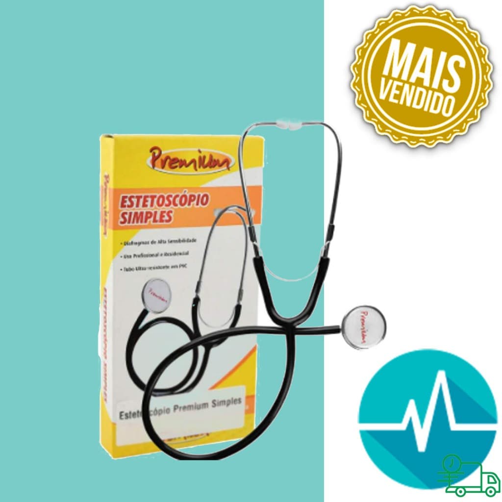 Estetoscópio Simples Adulto Premium