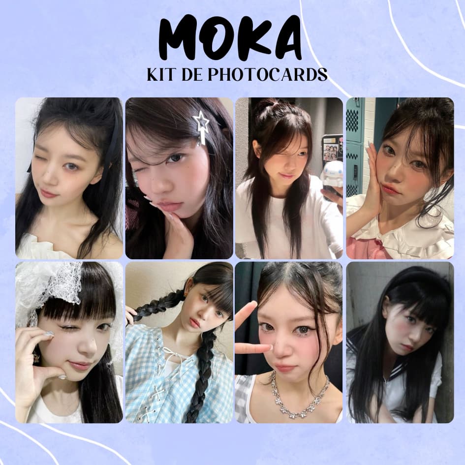 Photocards Illit membros (FANMADE)