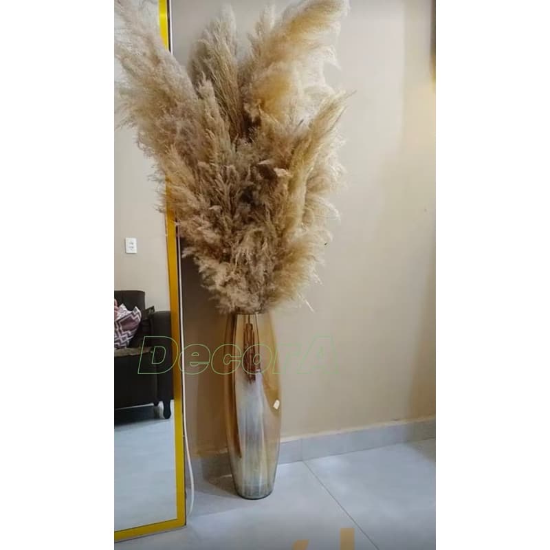 PICASSO 54CM ÂMBAR Explêndido vaso de vidro