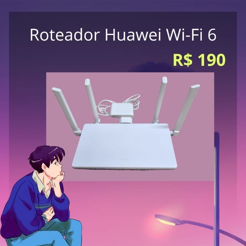 Roteador Huawei Wi-Fi 6