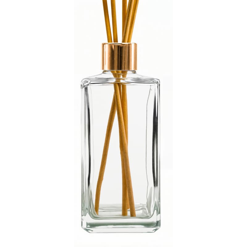 1 Vidro Difusor de Ambiente Square Retangular 250ml com tampa Aromatizador