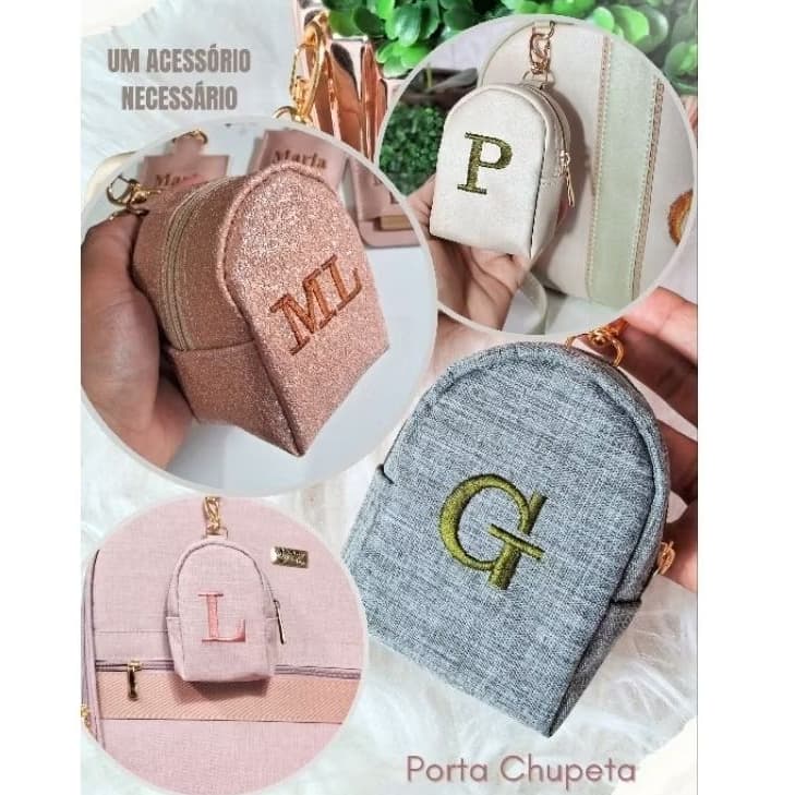 Porta chupeta do bebê