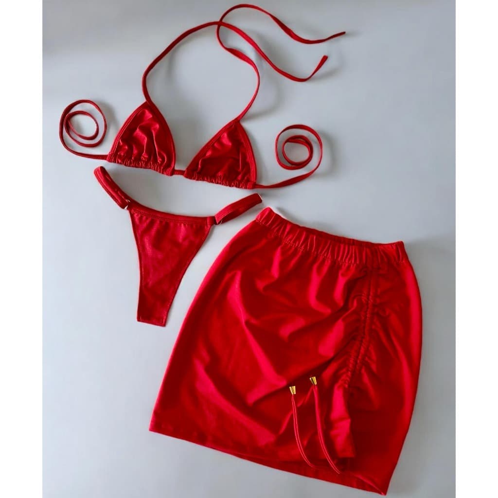 Biquíni 3 Peças Marquinha + Saída de Praia