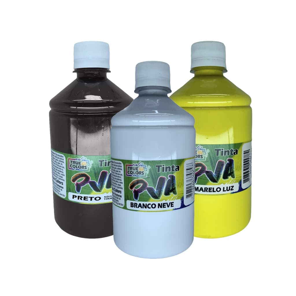 Tinta Pva Fosca Para Artesanato 500ml True Colors