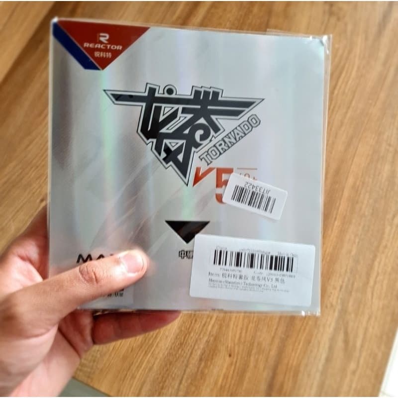 Borracha Reactor Tornado V5 Preta /Vermelha