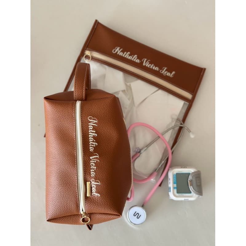 kit enfermagem medicina área da saúde nutrição scrub maternidade organizador de mala